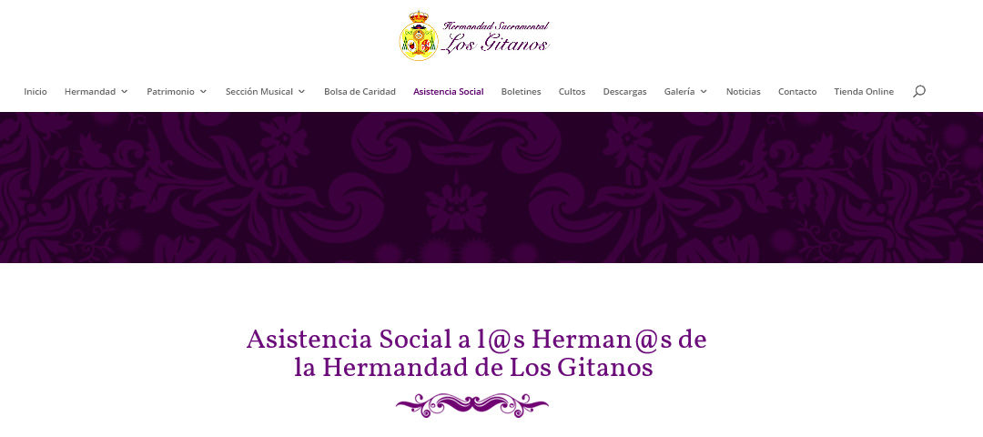 La Hermandad de Los Gitanos presenta su nueva herramienta web «Asistencia Social»
