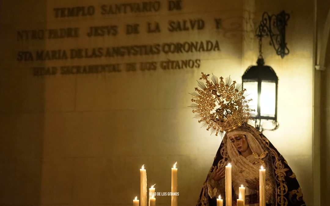 El 8 de septiembre, la Virgen de las Angustias estará expuesta para su veneración en el presbiterio del Santuario