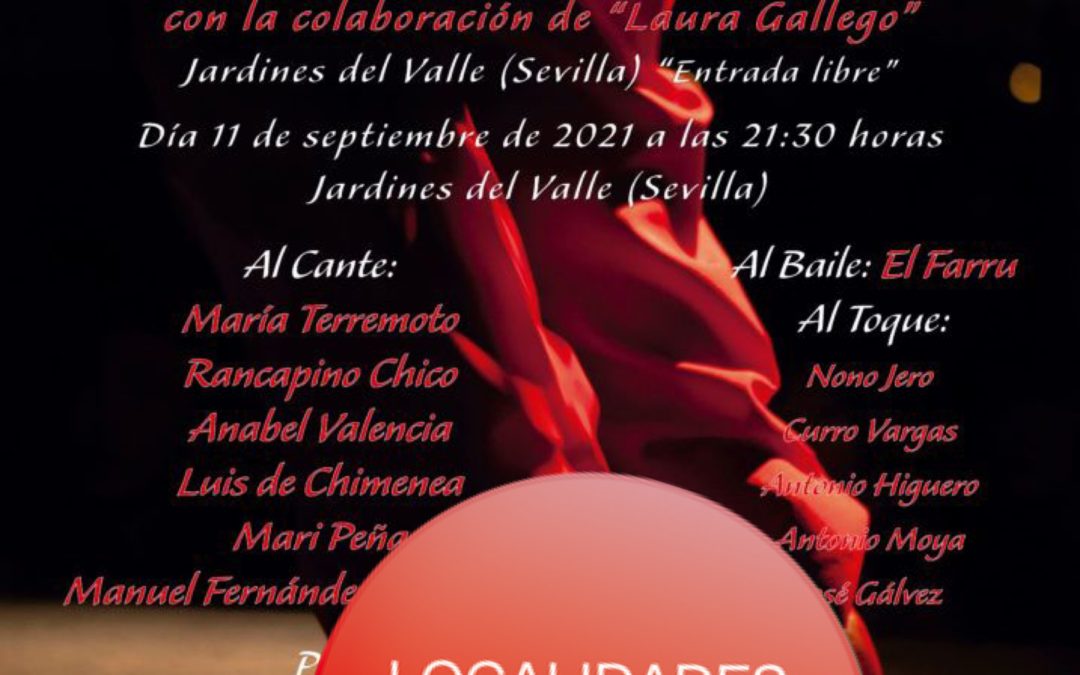Agotadas las invitaciones del Festival Flamenco Valle Gitano para el día 11 de septiembre