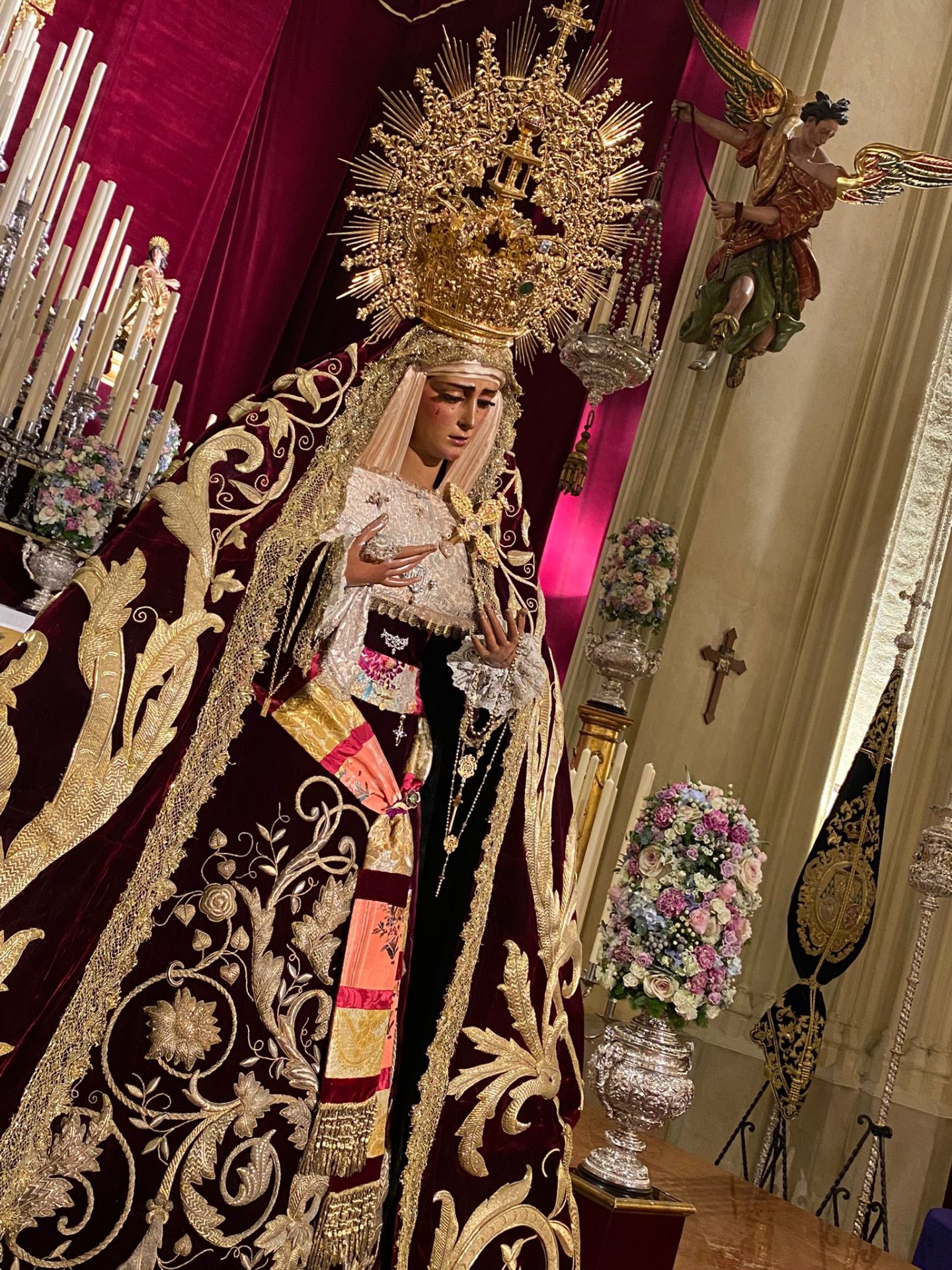 Virgen de las Angustias Veneración Hermandad de los gitanos