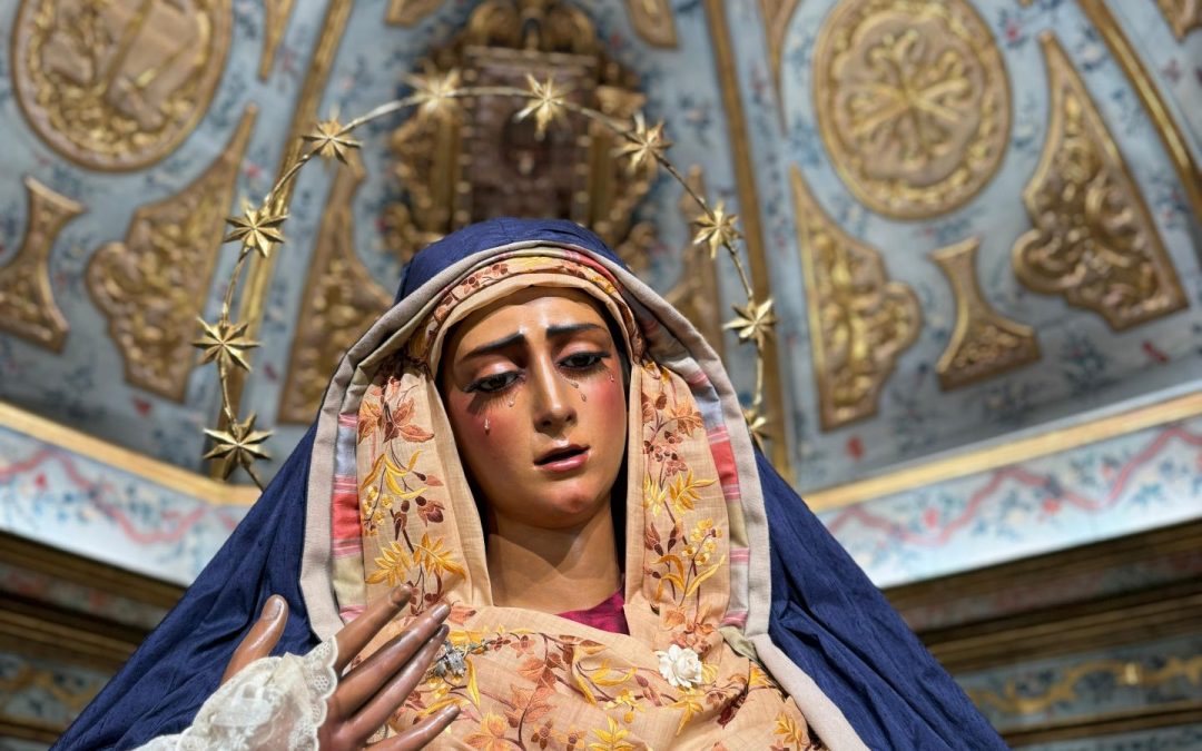 La Virgen de las Angustias de hebrea ante la inminente llegada de la Navidad