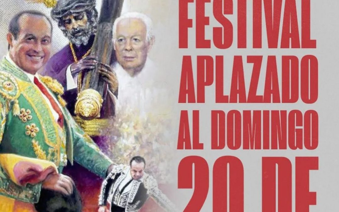 AVISO | Aplazado el Festival Taurino al domingo 20 de octubre