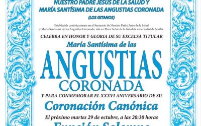 Función Solemne XXXVIº Aniversario Coronación María Santísima de las Angustias