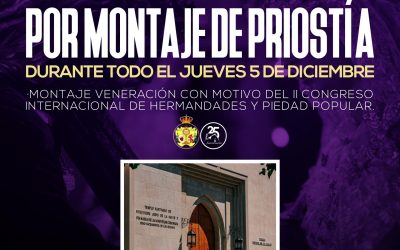 AVISO | Jueves 5 de diciembre, Santuario cerrado por labores de Priostía