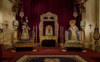 El Señor de la Salud y la Virgen de las Angustias en Veneración