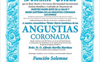 Solemne Triduo a María Santísima de las Angustias